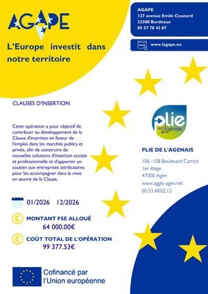Affiche clause d'insertion