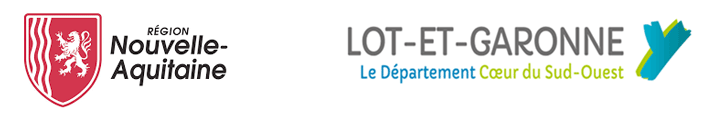 Logo du Conseil Régional Nouvelle-Aquitaine et du Département de Lot-et-Garonne Logo du Conseil Régional Nouvelle-Aquitaine et du Département de Lot-et-Garonne